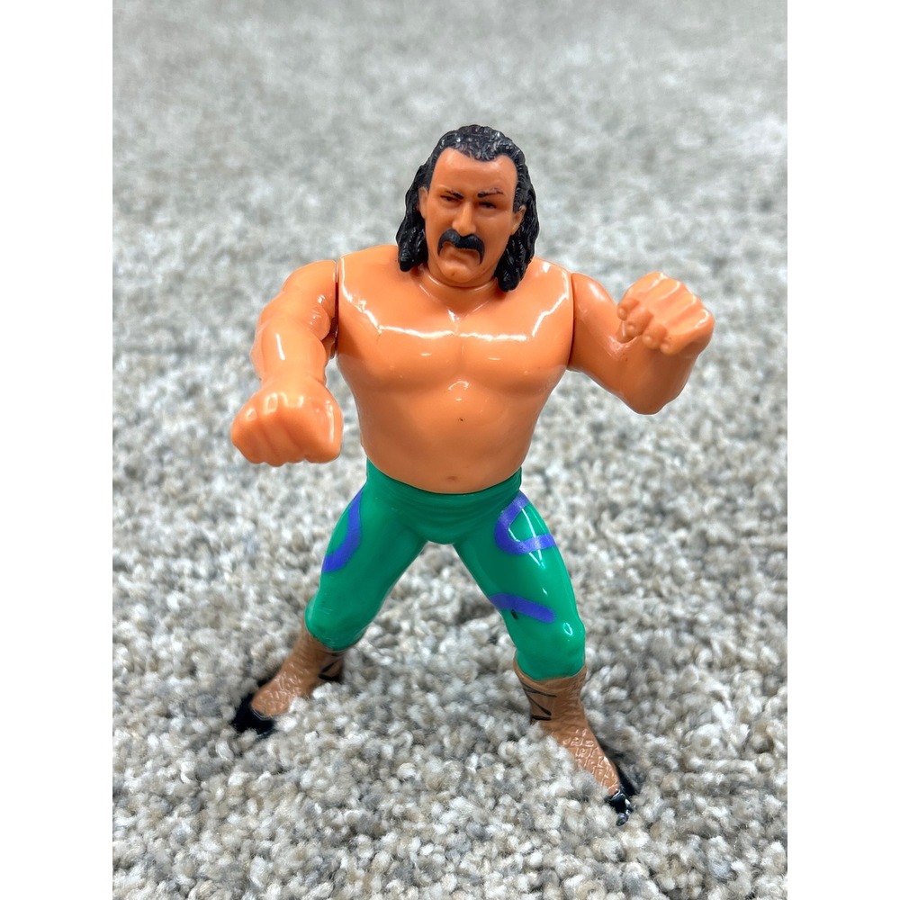 Vintage 1990 WWF Hasbro Jake The Snake Roberts Action Figure Titan Sports